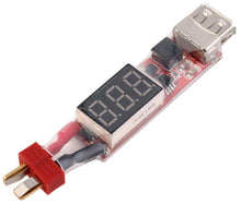 1pcs 2S-6S Lithium Battery Charger Converter T-Plug XT60 Plug With Voltage Display for iphone Ipad HTC