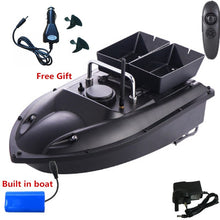 Double hopper 500M Distance Double LED Night Light RC Fishing Bait Boat Fixed speed Cruise Automatic Feed Fishing Bait Boat Toy