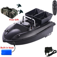New Update Double Hopper 500m RC Distance 180mins RC Fishing Bait Boat H18 Cruise Control With Free Waterproof Bag VS 2011-5 to