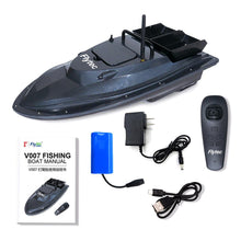 Flytec V007 Intelligent 500m Control Fishing Finder Bait RC Boat Fishing Boat 4.8km/h Double Motor with LED Boat Searchlight