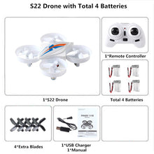 Mini Drone Headless Mode Quadcopter 6-Axis Gyro Quadrocopter 2.4GHz Drones Remote Control RC Helicopter VS H36 E010 Dron
