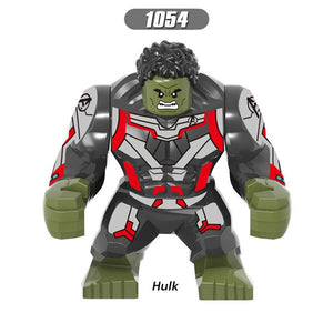 16pcs/set The Avengers Heroes DIY Model Building Blocks Kit Hulk Batman Thanos Thor Assembling Bricks Toys Kids with Legoinglys
