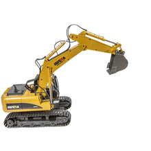 RCtown HuiNa Toys 1550 15Channel 2.4G 1/14 RC Car 680 Degree Rotation Metal Excavator Cool Sound/Light Effect Truck
