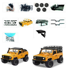 abay 2019 hot MN-D90 1:12 Scale RC Crawler Car 2.4G 4WD Remote Control Truck Toys Unassembled Kit Defender Pickup FH-01