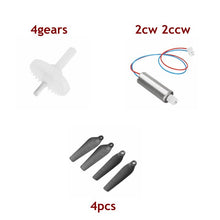 Original Eachine E58 RC Quadcopter Spare Parts 2PCS 0720 7mm 52000rpm Motor 4pcs Propeller Blades Set 4pcs Gear Bearing Shaft