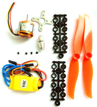 A2212 2200KV Brushless Motor 30A ESC Motor 6035 Propeller SG90 9G Micro Servo for RC Fixed Wing Plane Helicopter