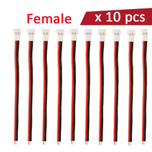 10 Pcs 1S Lipo Battery Balance Charger Switch Wiring Cable XH 2.0mm Pitch Plug Male Female For indoor drone syma X5C hubsan x4