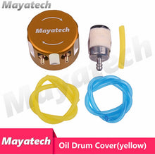 Mayatech CNC Aluminum Alloy Oilcan Cover Gasoline Tank Box Lid Oil Drum Cap Shell Top Adapter Filter for RC Aircraft Fixed Wing