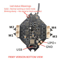 Happymodel Crazybee F4 PRO V3.0 2-4S Flight Controller w/ Blheli_S 4in1 ESC Dshot600 & Compatible Flysky/Frsky Receiver