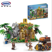 XINGBAO LegoEDS Forest Adventure Series Assembly Forest Survival Model Building Kit Stacking Blocks Bricks Kids Educational Toys