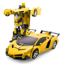 RC Car Transformation Robots Sports Vehicle Model Robots Toys Cool Deformation Car Kids Toys Gifts For Boys Dropshipping