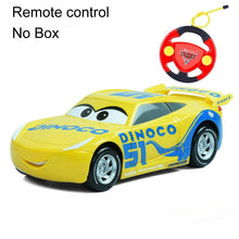 Original Disney Pixar Cars 22cm Remote Control Lighting McQueen Cars Jackson Storm Car Cruz Ramirez for Toys Kids Birthdays Gift