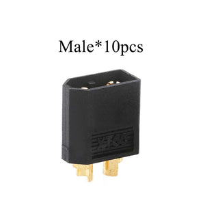 10PCS AMASS XT60 XT-60 XT60 Male Female Bullet Connectors Plugs Black Yellow For RC Lipo Battery 5Pairs Quadcopter Helicopter