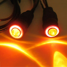 2 LEDs 10mm/13mm Red White Blue Yellow Green Angel Eyes LED Headlight Light For 1/10 RC Cars Truck