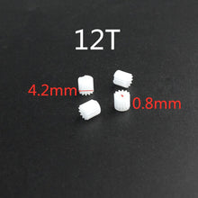 4pcs Small Motor Gears 6T 7T 8T 9T 10T 11T 12T Teeth For 0.8MM 1mm Shaft R/C Helicopter Mini Quadcopter Accessories Spare Parts