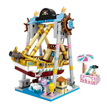 LOZ Mini building Blocks park mini architecture bricks model Assembly Educational DIY kits kids toys Ferris DIY Bricks Toys