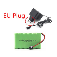 7.2v 2400mah AA NI-MH Battery with charger High capacity electric toy battery Remote car ship robot rechargeable 7.2 v 2400 mah