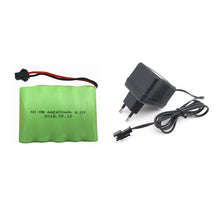 6v 2400mah AA NI-MH Battery with charger High capacity electric toy battery Remote car ship robot rechargeable 6 v 2400 mah