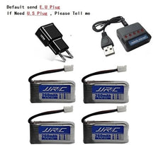 Original JJRC H36 battery 3.7V 260mAh For JJRC E010 E011 E012 E013 Furibee F36 RC Quadcopter Parts Lipo Battery and Charger