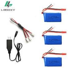 3Pcs for Wltoys A949 A959 A969 A979 K929 LiPo Battery 7.4V 1100mah 903048 25c Lipo Battery For RC Helicopter Airplane Cars Boats