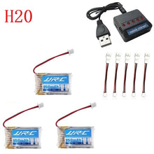 Original JJRC H20 battery 3.7V 150mAh For JJRC H20 Syma S8 M67 U839 RC Quadcopter Parts 3.7V Lipo Battery and Charger (6 IN 1)