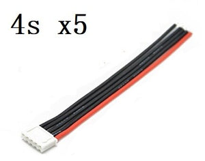 1s 2s 3s 4s 5s 6s 22AWG Cable 10CM (100MM) RC Lipo Battery Charger Wiring 7.4v 11.1v 14.8v 22.2v For IMAX B3 B6 Balance Charger