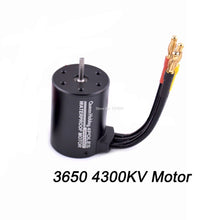 Waterproof 3650 3900KV / 3660 3300KV / 3670 2150KV Brushless Motor 60A 80A 120A Brushless ESC Combo Set for 1/8 1/10 RC Car