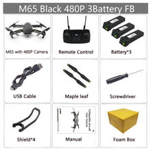 M65 RC Drone with 4K HD Camera FPV WIFI Altitude Hold Function Selife Dron Folding Quadcopter Vs E58 SG106 M69 Drones