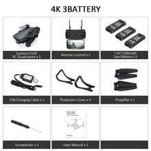 Eachine E520 WIFI FPV With 4K/1080P HD Wide Angle Camera High Hold Mode Foldable RC Drone Quadcopter RTF RC Dron