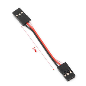 10pcs 50mm-300mm Male To Male Quadcopter Extension Servo Lead Futaba JR Wire Cable RC