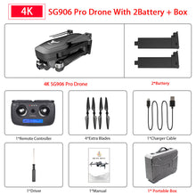 SG906 Pro GPS Drone with Wifi FPV 4K HD Camera Two-axis anti-shake Self-stabilizing Gimbal Brushless Quadcopter Vs Sjrc F11 Pro