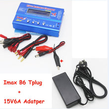 iMAX B6 80W 6A Battery Charger Lipo NiMh Li-ion Ni-Cd Digital RC Balance Charger Discharger + 15v 6A Power Adapter+Charge Cable