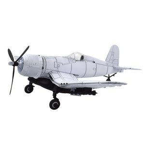 1 PCS Assembly Aircraft Model Kit Toys for Boys Military F4U Corsair Fighter 4D Model DIY Building Blocks Educational Toy Gifts