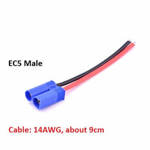 EC3 EC5 To T Deans Plug XT60 Connector Adapter Deans plug 12AWG 14AWG cable wire for RC Lipo ESC Motor Drone