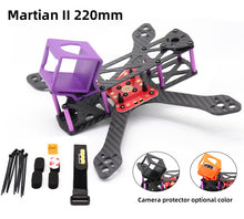TCMMRC FPV Frame Kit Martian II Wheelbase 220mm 4mm Arm Carbon Fiber for Racing Drone Quadcopter