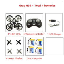 RC Helicopter JJRC H36 Mini Drone 2.4GHz 6-Axis Gyro Headless Mode One Key Return RC Quadcopter VS JJRC H8 Mini H20 Dron