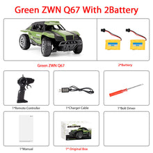 ZWN Q66 Q67 RC Car 1:20 Short-Course Racing Car 2.4G Radio Remote Control Truck RC Crawler Off-Road Climbing Car Toy RTR