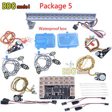 LED Front Rear lights + IC Lamp Group Headlight Kit For RC Crawler Trx4 RC Car Parts DIY Replacement Repair Accessories