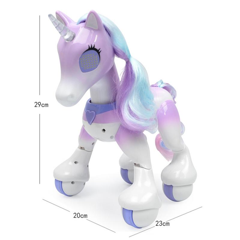 Creative Electric Smart Horse Remote Control Unicorn Children's New Robot Touch Induction Electronic Pet Educational Toy