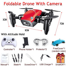 S9 S9W S9HW Foldable RC Mini Drone Pocket Drone Micro Drone RC Helicopter With HD Camera Altitude Hold Wifi FPV FSWB