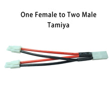 Amass T XT60 Tamiya TRX XT90 EC3 EC5 plug Parallel Series One female to 2 male leads 12awg silicone wire Deans For Lipo Battery