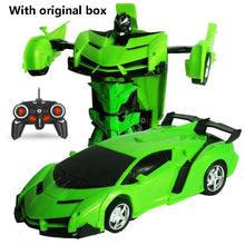 New Rc Car Deformation 2 in 1 RC Car Driving Sports Cars drive Deformation Robots Models Remote Control Car RC Fighting Toy Gift