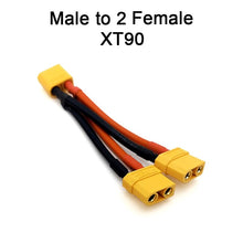 Amass XT60 T Deans XT90-S Connectors To Banana 4.0mm Silicon Wiring JST Plug Cable Lipo Battery Charger RC Parts Series Parallel