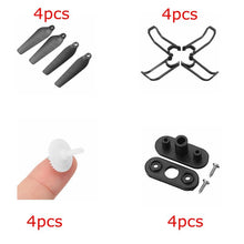 Original Eachine E58 Spare Parts 4pcs Protection Covers 4pcs Blades Clip Clamps 4pcs Gear Bearings 4pcs Propellers