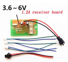 6CH 2.4G Remote Controller DC 6V-15V Large Power Transmitter Receiver Radio System for DIY RC Boat Cars 50M Wireless Controlling