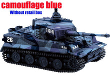 JSXuan brand new TIGER RC Battle Tank 14CH 1:72 Scale Remote Control Simulated Panzer Mini Tank Children Toys Gift