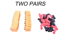 10paris XT60 battery connector for rc plane and car male and female with 3.5mm good gold plated plugs with 4mm shrink tube
