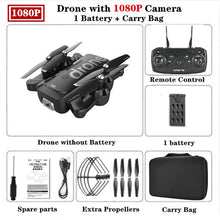 F88 Drone 4K WIFI FPV dual Camera Drone RC Quadcopter professional Optical Flow 18min Flight time Foldable dron VS kids zino pro