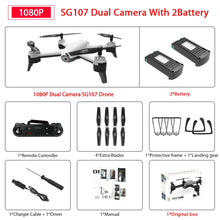 SG106 WiFi FPV RC Drone with 720P or 1080P or 4K HD Dual Camera Optical Flow Aerial Video RC Quadcopter for Toys Kid RC Dron