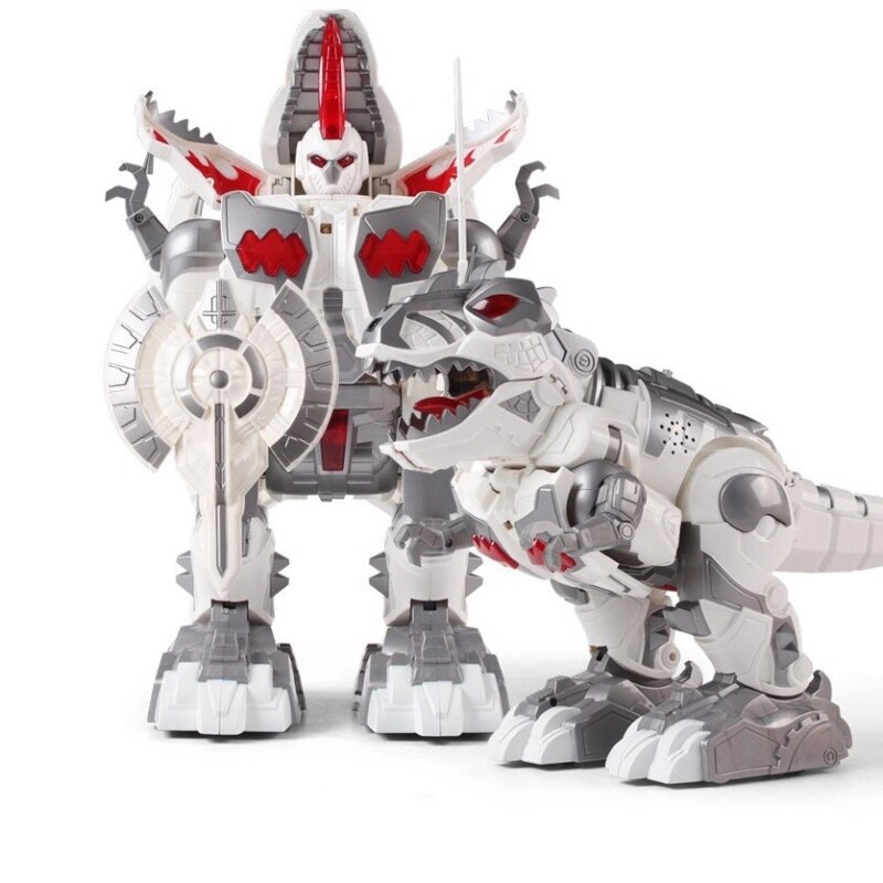 Radio-controlled toys One-button Deformation Robot Dinosaur intelligent induction Robots Dinosaurio Children's Educational toys